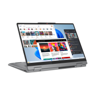 Laptop Lenovo IdeaPad 5 2-in-1 14IRH9, Procesor 13th Generation Intel Core i7 13620H up to 4.9GHz, 14" WUXGA (1920x1200) OLED 400nits Glossy, touch, ram 16GB soldered 5200Mhz LPDDR5x, 1TB SSD M.2 PCIe NVMe, Intel® UHD Graphics, culoare Grey, No OS