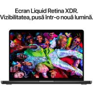 Laptop Apple MacBook Pro 14", Procesor Apple M5, CPU cu 10 nuclee, GPU cu 10 nuclee, 16 nuclee Neural Engine, 14.2"(3024 x1964) Liquid Retina XDR 1000nits, ram 32GB, 1TB SSD, tastatura INT, culoare Space Black, macOS Tahoe