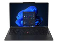Laptop Lenovo ThinkPad X1 Carbon Gen 13 Aura Edition, Procesor Intel Core Ultra 7 265U up to 5.3GHz, 14" 2.8K (2880x1800) OLED 500nits AG / AR / AS, ram 64GB soldered 8400MHz LPDDR5x, 1TB SSD M.2 PCIe NVMe, Intel Graphics, culoare Black, Windows11 Pro