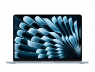 Laptop Apple MacBook Air 13", Procesor Apple M4 CPU cu 10 nuclee, GPU cu 10 nuclee, 13.6"(2560 x 1664) IPS 500nits, ram 16GB, 512GB SSD, tastatura INT, culoare Sky Blue, macOS Sequoia