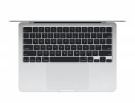 Laptop Apple MacBook Air 13", Procesor Apple M4 CPU cu 10 nuclee, GPU cu 10 nuclee, 13.6"(2560 x 1664) IPS 500nits, ram 16GB, 512GB SSD, tastatura INT, culoare Silver, macOS Sequoia