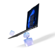 Laptop Lenovo ThinkPad X1 Carbon Gen 13 Aura Edition, Procesor Intel Core Ultra 7 255U up to 5.2Ghz, 14" WUXGA (1920x1200) IPS 500nits Anti-glare, ram 32GB soldered 8400Mhz LPDDR5x, 1TB SSD M.2 PCIe NVMe, Intel Graphics, culoare Black, Windows11 Pro