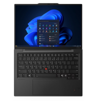 Laptop Lenovo ThinkPad X1 Carbon Gen 13 Aura Edition, Procesor Intel Core Ultra 7 255U up to 5.2Ghz, 14" WUXGA (1920x1200) IPS 500nits Anti-glare, ram 32GB soldered 8400Mhz LPDDR5x, 1TB SSD M.2 PCIe NVMe, Intel Graphics, culoare Black, Windows11 Pro