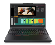Laptop Lenovo ThinkPad P16 G3, Procesor Intel Core Ultra 9 275HX, up to 5.4GHz, 16" WUXGA (1920x11200) IPS 500nits Anti-glare, ram 64GB(2x32GB) 5600MHz DDR5, 2TB SSD M.2 PCIe NVMe, NVIDIA RTX PRO 1000 Blackwell Generation 8GB GDDR7, culoare Black, Windows