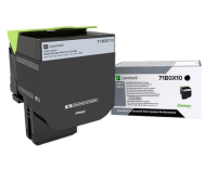LEXMARK 71B0X10 BLACK TONER