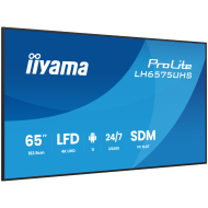 yama ProLite LH6575UHS-B2AG 65" Diagonal Class (64.5" viewable) LED-backlit LCD display digital signage  built-in media player SDM Slot PC 4K UHD (2160p) 3840 x 2160 black matte