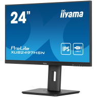 IIYAMA Monitor LED XUB2497HSN-B2 23.8" IPS 1920 x 1080 @100Hz 16:9 300 cd/m² 1300:1 1ms HDMI DP USB-C Docking 65W, RJ45, height, swivel, tilt, pivot (rotation both sides) Speakers
