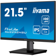IIYAMA Monitor LED XU2292HSU-B6 21.5" IPS 1920x1080 100Hz 16:9 1000:1 250cd 0.4ms HDMI DP USB Hub 3.2 Gen 1 Tilt 3y