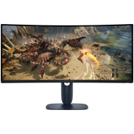 DELL Alienware 34 Curved Gaming Monitor AW3425DWM, 34" WQHD 3440x1440 at 180Hz, 21:9, 95% DCI-P3 (CIE 1976), 1 ms, 400 cd/m2(peak), 3000:1, 1.07 billion colours, 178/178, 2xHDMI, DP 1.4, USB 5Gbps Type-A,1 USB 5Gbps Type-B, Height, tilt, VESA