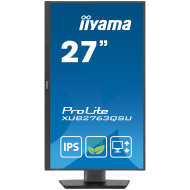 IIYAMA Monitor LED XUB2763QSU-B1 27” IPS QHD panel with B energy class 2560 x 1440 @100Hz  350 cd/m² 1500:1 2ms HDMI DP USB Full Ergo
