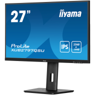 IIYAMA Prolite XUB2797QSU-B2 Business Monitor - 68.5 cm (27''), WQHD (2560x1440), IPS LED, 100Hz, 300 cd/m², matte / black