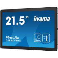 21,5" PCAP Bezel Free 10P Touch, 1920x1080, UV-filter+AF+AG coating, DisplayPort, HDMI, VGA, 935cd/m² (with touch), Wide Temp range (-20~60°C), Brightness, Temp and Proximiti sensor, Active Cooling, Through Glass (Gloves) mode, External Power Adapt