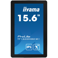 15,6" PCAP Bezel Free Front, 10P Touch, 1920x1080, DisplayPort, HDMI, 385cd/m2 (with touch), Speakers, USB Interface HUB 2x 2.0, External Power Adapter, 10P touch with supported OS