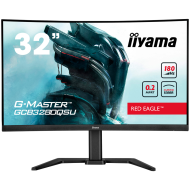 IIYAMA Monitor LED Gaming GCB3280QSU-B2 31.5" VA Curved 2560 x 1440 180Hz 350cd 0.2ms HDMI DP USB HUB height, swivel, tilt