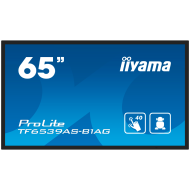 Iiyama ProLite TF6539AS-B1AG - 65" Diagonal Class (64.5" viewable) LED-backlit LCD displaydigital signage with built-in media player and touchscreen (multi touch) Android 4K UHD (2160p) 3840 x 2160 black