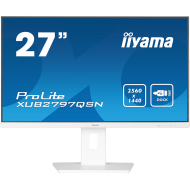 IIYAMA Prolite XUB2797QSN-W2 Business Monitor - 68.5 cm (27''), WQHD (2560x1440), IPS LED, 100Hz, 300 cd/m², matte/white