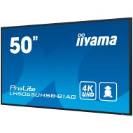 50" 3840x2160, UHD VA, Haze 25%, 800cd/m2, Signal FailOver, SP 2x 10W, HDMI 2x, DisplayPort, USB 2.0 x2, WiFi, LAN, Media Play USB Port, Control LAN / RS232C, iiSignage2 (CMS/DMS), E-Share, Android 11 OS, 24/7, VESA (400x400)