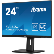 Design	3-side borderlessDiagonal	23.8", 60.5cmPanel	IPS Panel Technology LED, matte finishNative resolution	1920 x 1080 @100Hz (2.1 megapixel Full HD)Aspect ratio	16:9Panel brightness	300 cd/m²Static contrast	1300:1Advanced contrast	80M:1Resp