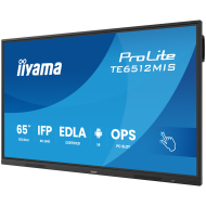 Iiyama ProLite TE6512MIS-B4AG 65" Diagonal Class LED-backlit LCD display interactive digital signage (multi touch) / optional slot-in PC capability 4K UHD (2160p) 3840 x 2160 Direct LED matte black (