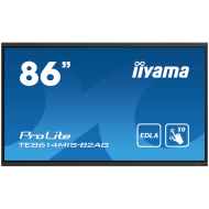 IIYAMA PROLITE TE8614MIS-B2AG 86" LED-BACKLIT LCD INTERACTIVE MULTITOUCHE DIGITAL SIGNAGE / 8-MICROPHONE AREA/ OPTIONAL SLOT IN PC 4K UHD (2160p) 3840 x 2160 Black