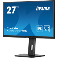 IIYAMA Prolite XUB2797HSU-B2 Business Monitor - 68.6 cm (27''), FULL HD (1920x1080), IPS LED, 100Hz, 300 cd/m², matte / black
