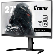 IIYAMA Monitor LED GB2745QSU-B2 27" IPS 2560 x 1440 100Hz 250cd 1300:1 1ms HDMI DP USB HUB Tilt HAS