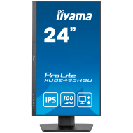 IIYAMA Prolite XUB2493HSU-B7 Business Monitor - 60.5 cm (23.8"), FULL HD (1920x1080), IPS LED, 100Hz, 300 cd/m², matte / black