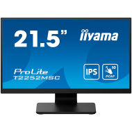 IIYAMA Monitor LED T2252MSC-B2AG  21.5" PCAP 10pt Touchscreen monitor featuring IPS panel technology, Edge-to-Edge glass design and Anti Glare coating HDMI DP USB HUB Tilt 3y