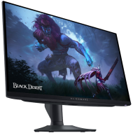 Dell Alienware AW2725DF Gaming Monitor, 27"(26.7") QD OLED QHD 2560x1440 360Hz AG, 1000 cd/m2 (HDR peak), 1.5m:1, 0.03ms, 178/178, 2xDP 1.4, 1xHDMI 2.1, 1xUSB Type-B up, 3xUSB Type-A down, 1xUSB Type-C down, AMD FreeSync, Height, Tilt, Swivel, Pivot