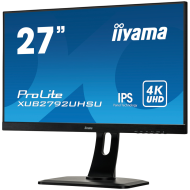 IIYAMA Prolite XUB2792UHSU-B6 Business Monitor - 68.5 cm (27''), 4K UHD (3840x2160), IPS LED, 60Hz, 4ms, 350 cd/m², matte / black