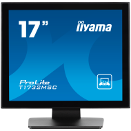 17" PCAP Bezel Free Front, 10P Touch, 1280x1024, Speakers, VGA, DisplayPort, HDMI, 225cd/m2 (with touch), USB Interface, Built-In Power Adapter, Multitouch with supported OS.