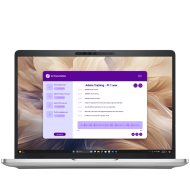 Dell Pro 13 Plus,13.3"FHD+(1920x1200)300nits 45% NTSC,Intel Core Ultra 7 265U(12 TOPS NPU 12cores/5.3GHz)vPro,16GB(1x16)5600MT/s,512GB SSD,Integrated Intel graphics,Wi-Fi 6E(2x2)+BT 5.3,Backlit Kb,FGP,NFC,3cell 55WHr,Win11Pro,3Yr ProSupport