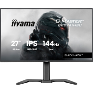 27 inch IPS Gaming G-Master Black Hawk FreeSync 1920x1080 144Hz 300cd/m2 HDMI DisplayPort 1ms MPRT Adaptive Sync Speakers USB 2x 2.0 Black Tuner 15cm Height Adj Stand