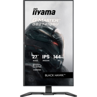 27" IPS Gaming, G-Master Black Hawk, G-SYNC Compatible, 2560x1440 144Hz, 300cd/m2, HDMI, DisplayPort, 1ms MPRT, Adaptive Sync, Speakers, USB 2x2.0, Black Tuner, 15cm Height Adjust Stand