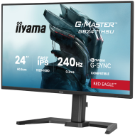 IIYAMA Gaming Monitor GB2471HSU-B1 G-MASTER 23.8" Fast IPS 1920 x 1080 240Hz, 350cd, 0.3ms, HDMI, DP, USB, Full Ergo