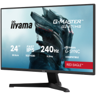 IIYAMA Gaming Monitor G2471HS-B1 G-MASTER 23.8" Fast IPS 1920 x 1080 350cd 1000:1 0.3ms  HDMI DP Tilt