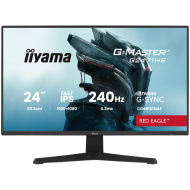 IIYAMA Gaming Monitor G2471HS-B1 G-MASTER 23.8" Fast IPS 1920 x 1080 350cd 1000:1 0.3ms  HDMI DP Tilt
