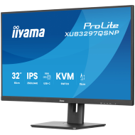 32" IPS panel, 2560x1440, 350 cd/m2, USB-C Dock (LAN/95W PD/DP-OUT, KVM), USB 3x3.2+1xC, 1ms MPRT, 15cm height adj stand, HDMI, DisplayPort, Speakers