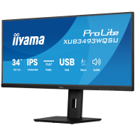 XUB3493WQSU-B6 34'' IPS Ultra wide flat screen with PIP, PBP and height adjustable stand