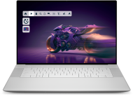 Laptop Dell 16 Premium DA16250, Procesor Intel Core Ultra 9 285H up to 5.4GHz, 16.3" 4k (3840x2400) OLED AR/AS, touch, 400nits, 64GB soldered 8400MHz LPDDR5x, 4TB SSD M.2 PCIe NVMe, NVIDIA GeForce RTX 5070 8GB GDDR7, culoare platinum, Windows11 Pro