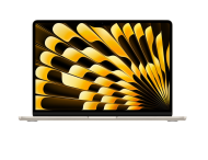 Laptop Apple MacBook Air 13", Procesor Apple M5 CPU cu 10 nuclee, GPU cu 10 nuclee, Neural Accelerators, 13.6"(2560 x 1664) IPS 500nits, ram 16GB, 1TB SSD, tastatura INT, culoare Starlight, macOS Tahoe