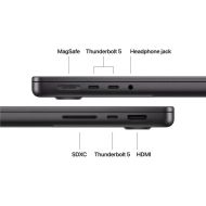 Laptop Apple MacBook Pro 14", Procesor Apple M5 Max, CPU cu 18 nuclee, GPU cu 40 nuclee, 16 nuclee Neural Engine, 14.2"(3024 x 1964) Liquid Retina XDR 1000nits, ram 128GB, 2TB SSD, tastatura INT, culoare Space Black, macOS Tahoe