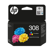 HP 308 Tri-color Original ink cartridge