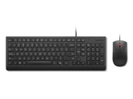 Lenovo Essential Wired Combo Black US Eu