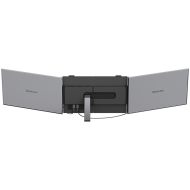 Portable monitor Blackview DCM8 Dual Screen 15.3inch 1920x1200 16:9 LCD 60Hz IPS 178 USB-C 3.1x3 364.4x237.43x21mm Grey Black