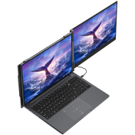 Portable monitor Blackview SCM6 Single Screen 14inch 1920x1080 16:9 LCD 60Hz IPS 178 USB-C 3.1x3 for 13-17.3 inch laptops 332x207x15.6mm Grey Black