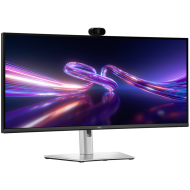 Dell Pro P 34 USB-C Hub Webcam Monitor - P3426WEV 34.1" WQHD 3440x1440 at 100Hz, 99% sRGB (CIE 1931), 109 PPI, 21:9, IPS, AG, 350 cd/m2, 1500:1, 178/178, 5ms/8ms, HDMI, DP, USB A/B/C, RJ45, Swivel, Height, Tilt, Slant