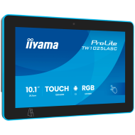 IIYAMA 10,1" RGB LED-Lightbar Panel-PC with Android 13+GMS, SOC Quad-core RK3568 4GB, Storage 32GB, PCAP 10-Points Touch, 1280x800, 390cd/m2, IPS panel, Speakers, Mic, Camera 5MP, NFC, RFID, LAN-POE, WIFI6, BT5.2, SD Slot, 450cd/m2, Cable cover, iiSi