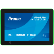 IIYAMA 10,1" RGB LED-Lightbar Panel-PC with Android 13+GMS, SOC Quad-core RK3568 4GB, Storage 32GB, PCAP 10-Points Touch, 1280x800, 390cd/m2, IPS panel, Speakers, Mic, Camera 5MP, NFC, RFID, LAN-POE, WIFI6, BT5.2, SD Slot, 450cd/m2, Cable cover, iiSi