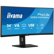 Iiyama XCB3494WQSU-B1 LED monitor curved 34 3440 x 1440 UWQHD 120 Hz VA 350 HDMI DisplayPort USB-C speakers matte black